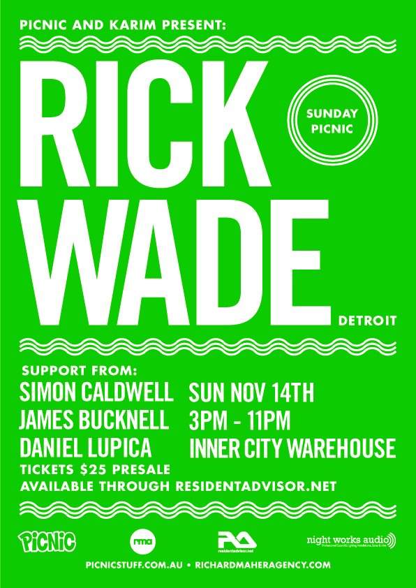 Sunday Picnic presents Rick Wade - Página frontal