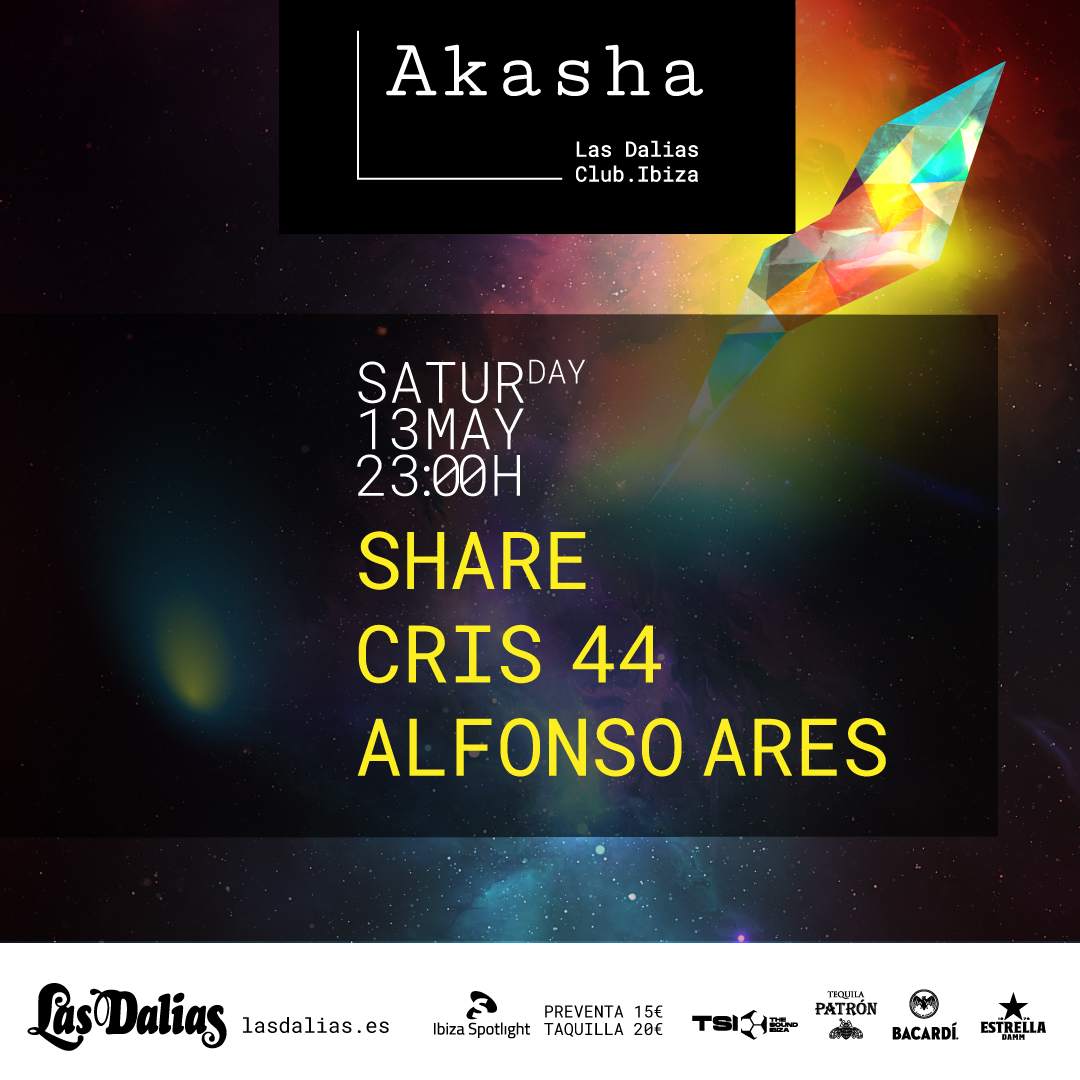 Akasha Ibiza - フライヤー表