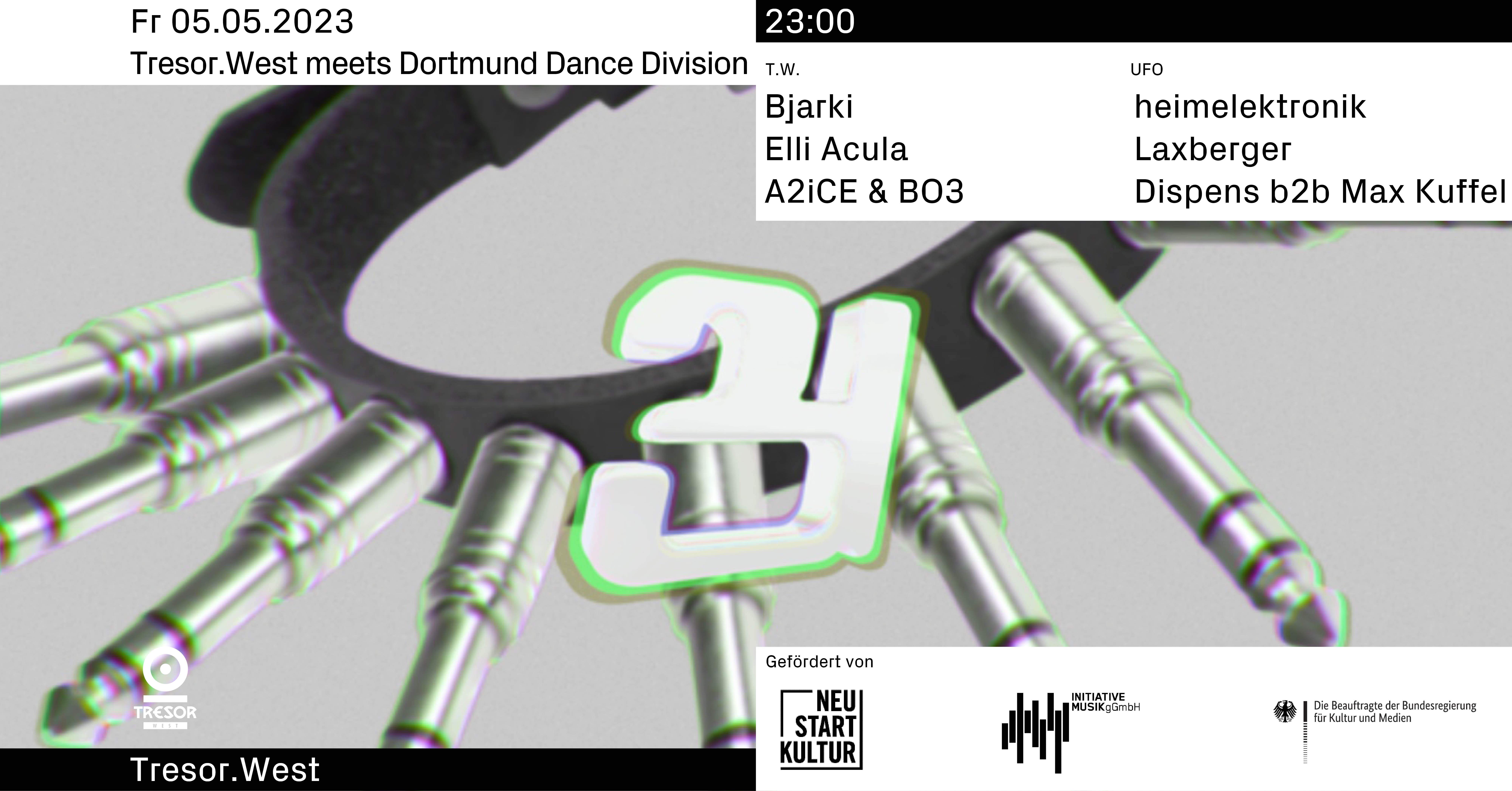 Tresor.West meets Dortmund Dance Division - Flyer front