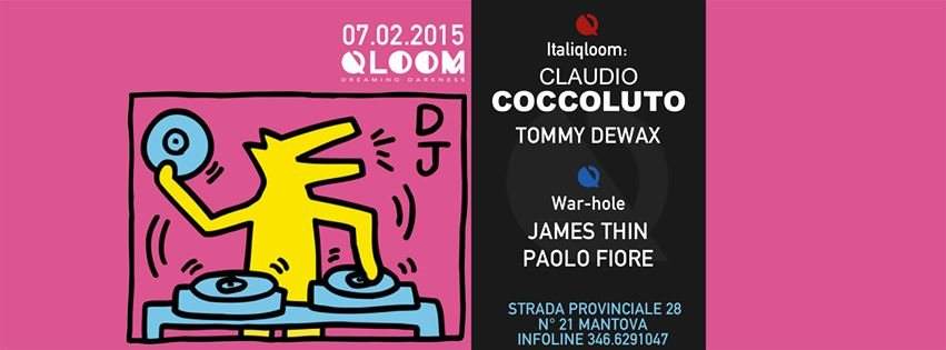 Italiqloom with Claudio Coccoluto - フライヤー表