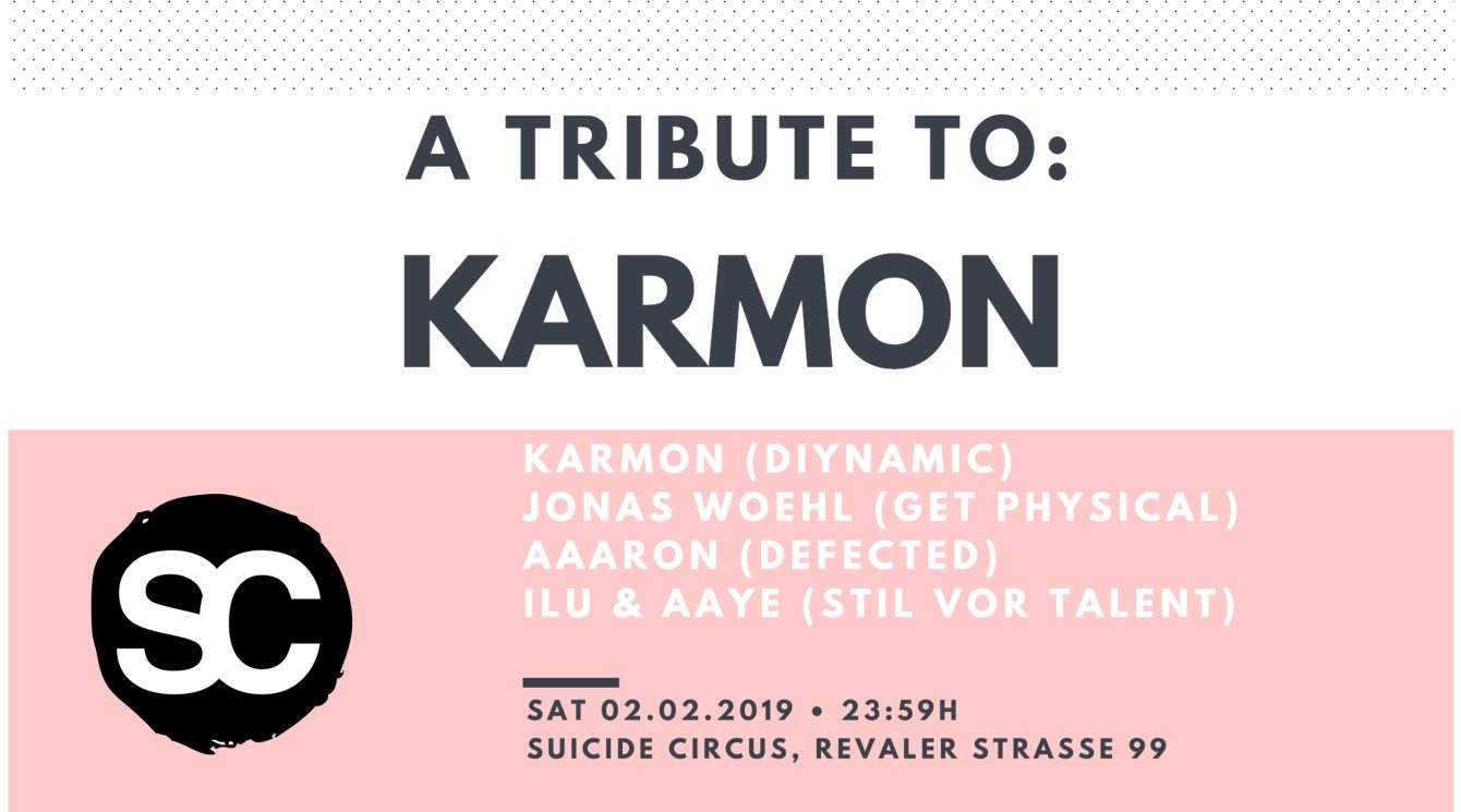 A Tribute To: Karmon - フライヤー表