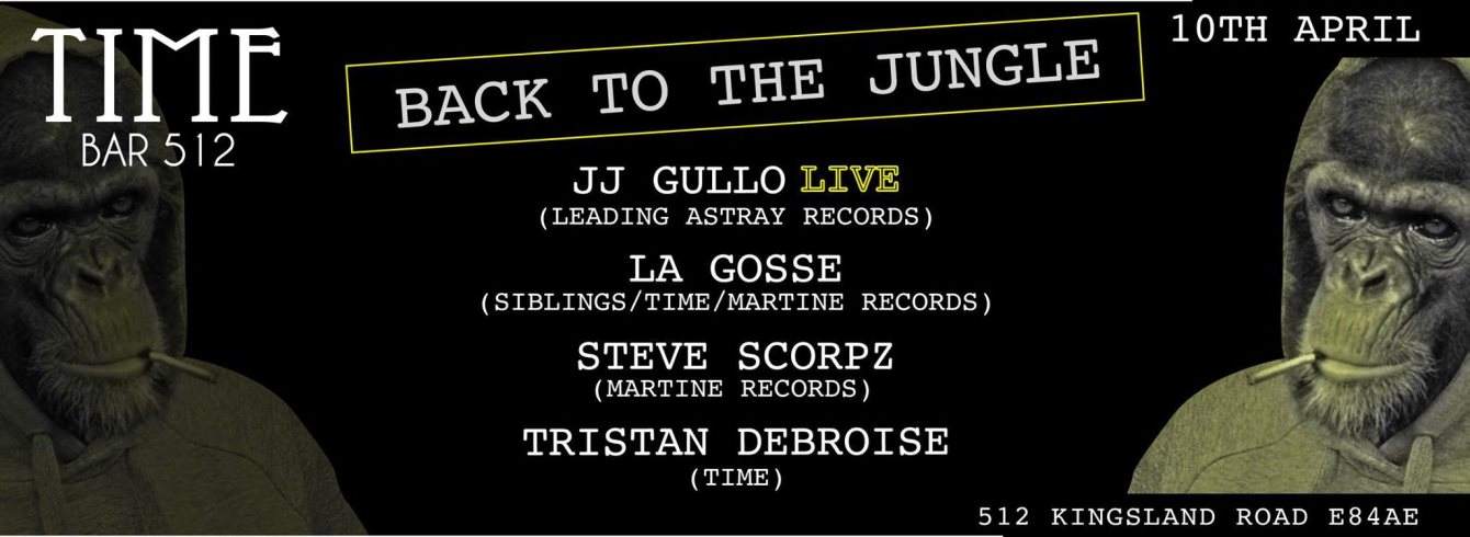 Time Feat. JJ Gullo/ Steve Scorpz/ La Gosse/ Tristan Debroise - フライヤー表