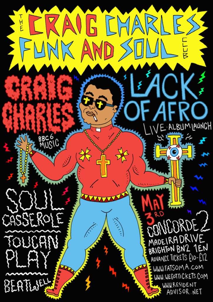 Craig Charles Funk and Soul Club - Brighton - Página frontal