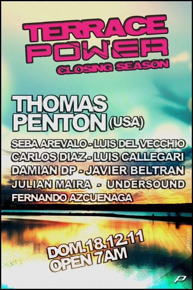 Terrace Power: Sebastian Arevalo, Thomas Penton - フライヤー表