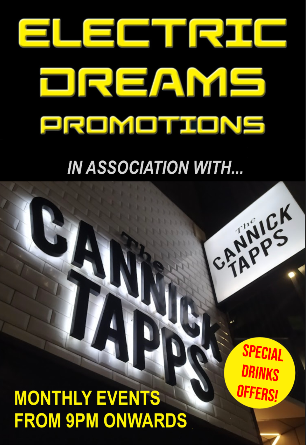 ELECTRIC DREAMS [ Electronic / alternative club night ] at The Cannick ...