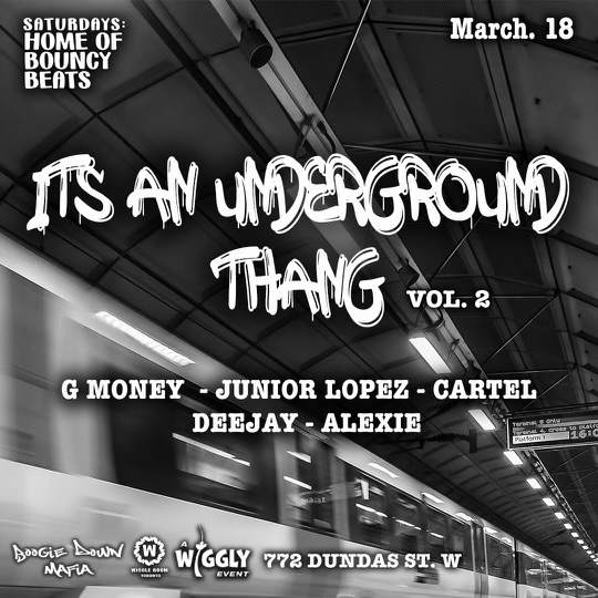 It's an Underground Thang - フライヤー表