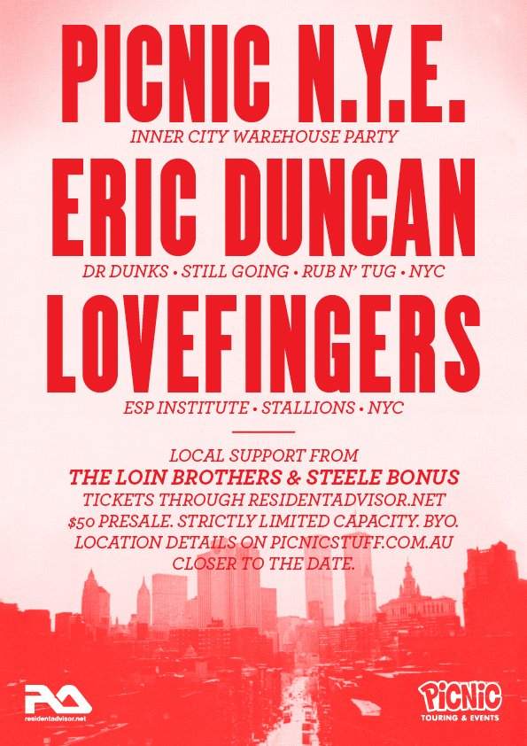Picnic Nye with Eric Duncan & Lovefingers - Página frontal
