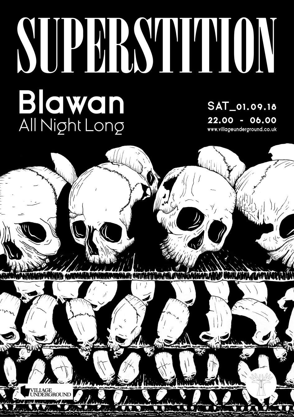 Superstition presents Blawan All Night Long - Página trasera