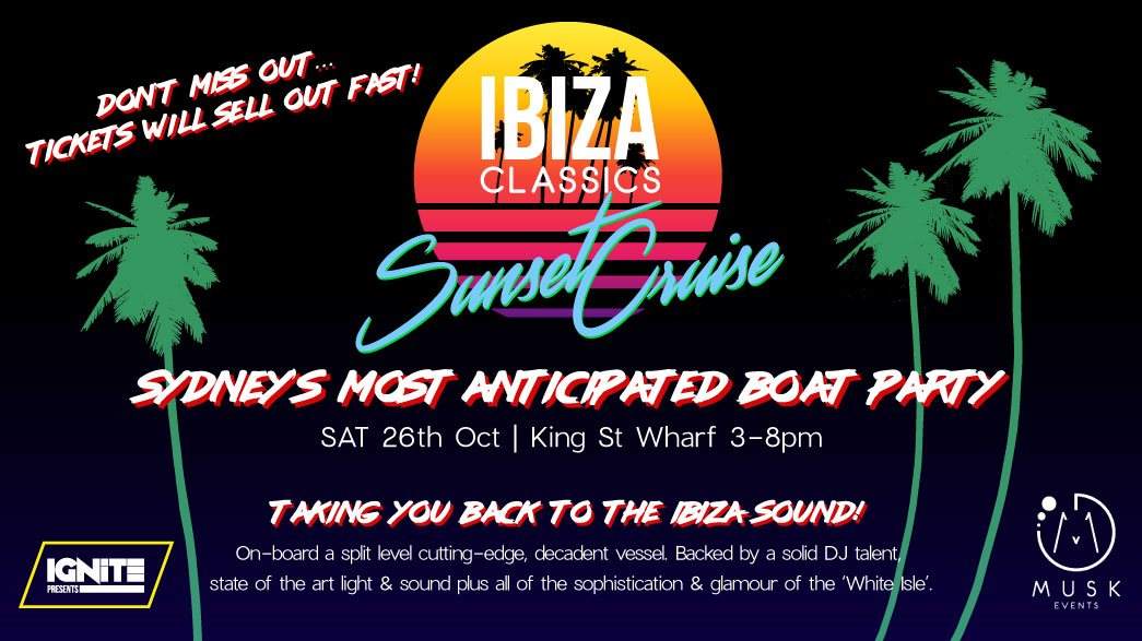 Ibiza Classics Sunset Cruise - Taking Back... to the Ibiza Sound - Página frontal