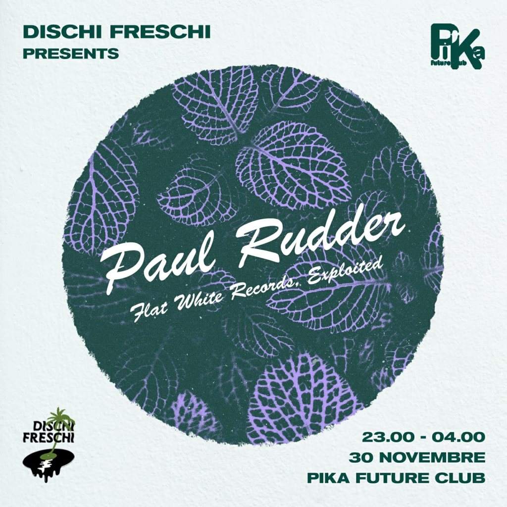 Dischifreschi presents: Paul Rudder - Página frontal