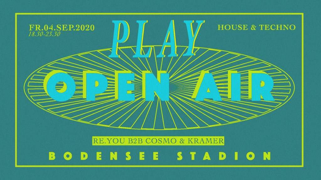 Play Open Air - フライヤー表
