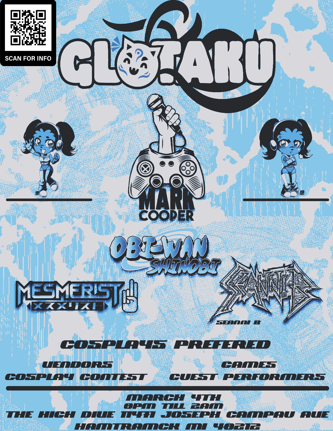 Glotaku Detroit at The High Dive, Detroit