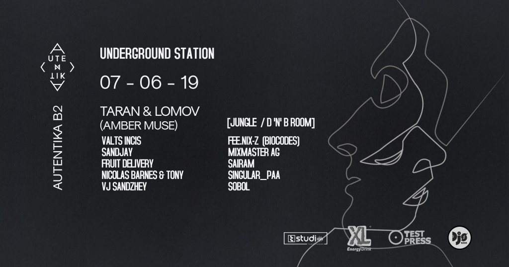 Underground Station x Taran & Lomov (Amber Muse) - フライヤー表