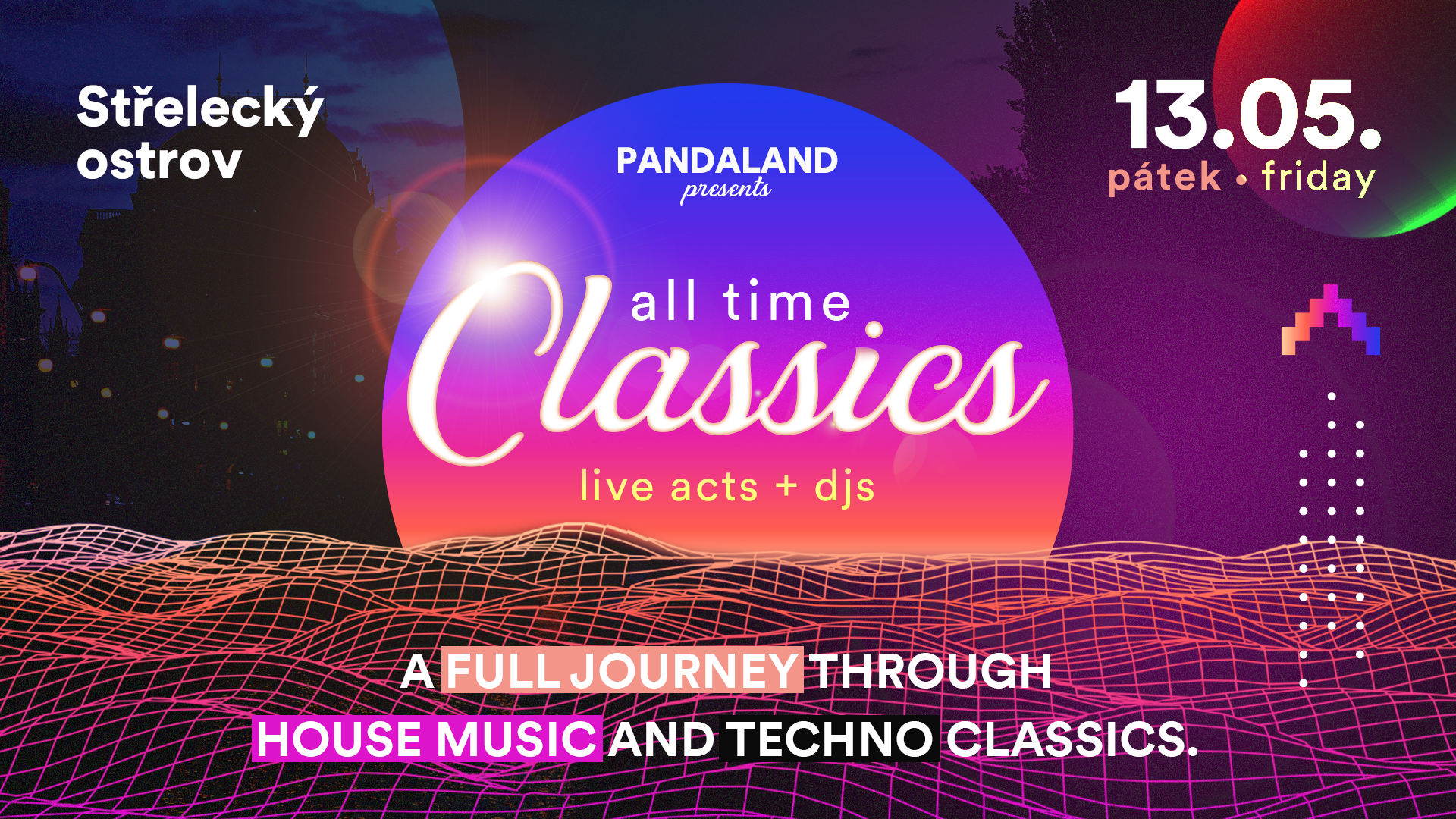 PANDALAND - All Time Classics na Střeleckém ostrově - LIVE - Página frontal