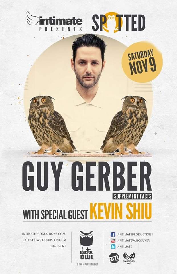 Guy Gerber: Spotted Saturdays: Intimate Productions - Página frontal