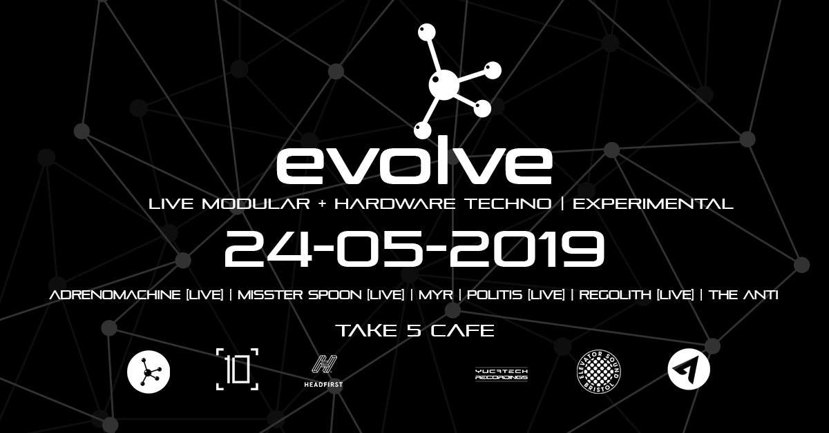 Evolve [Live Modular + Hardware Techno] - Página frontal