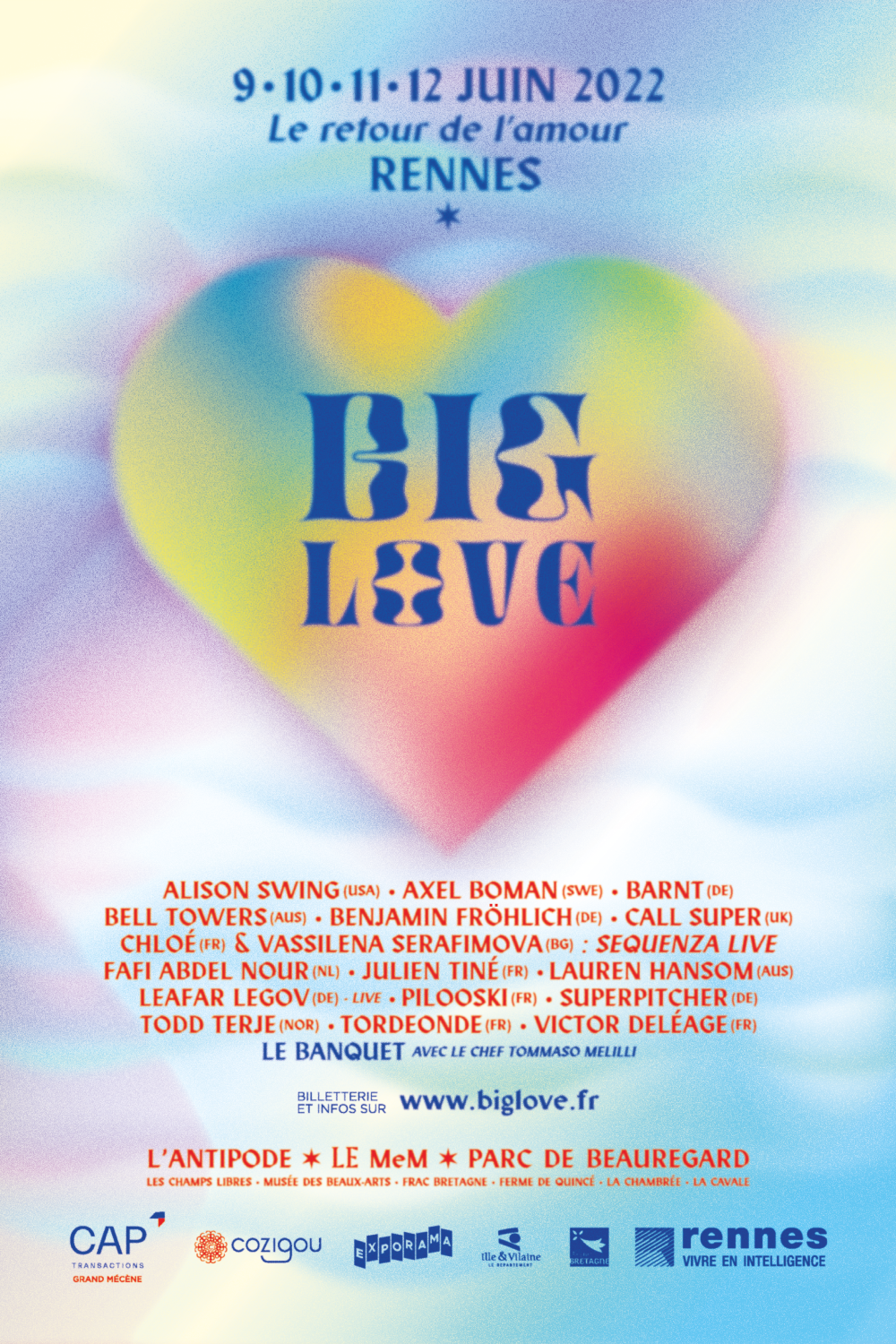 BIG LOVE 2022 - フライヤー表