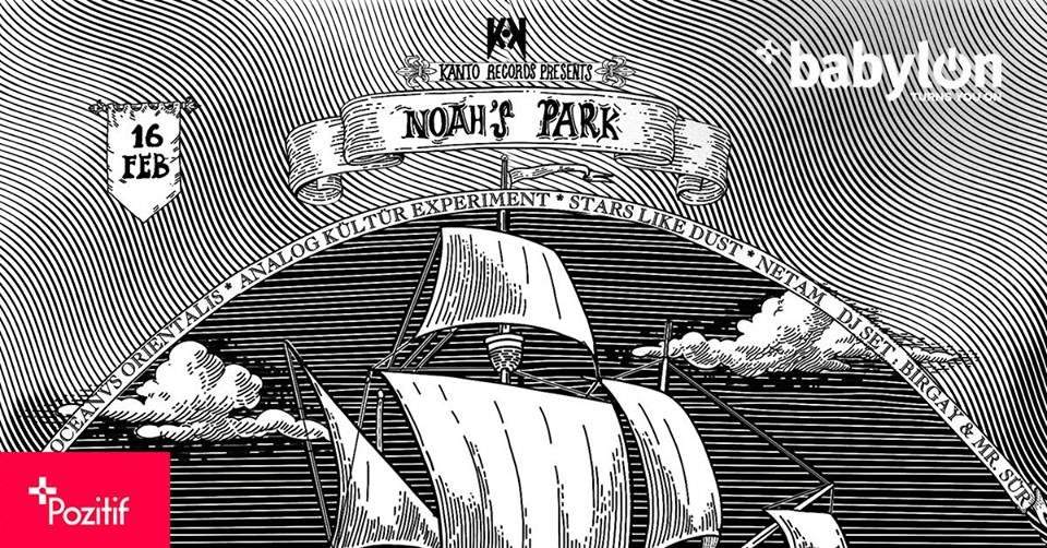 Oceanvs Orientalis presents Kanto Records: Noah's Park - Flyer front