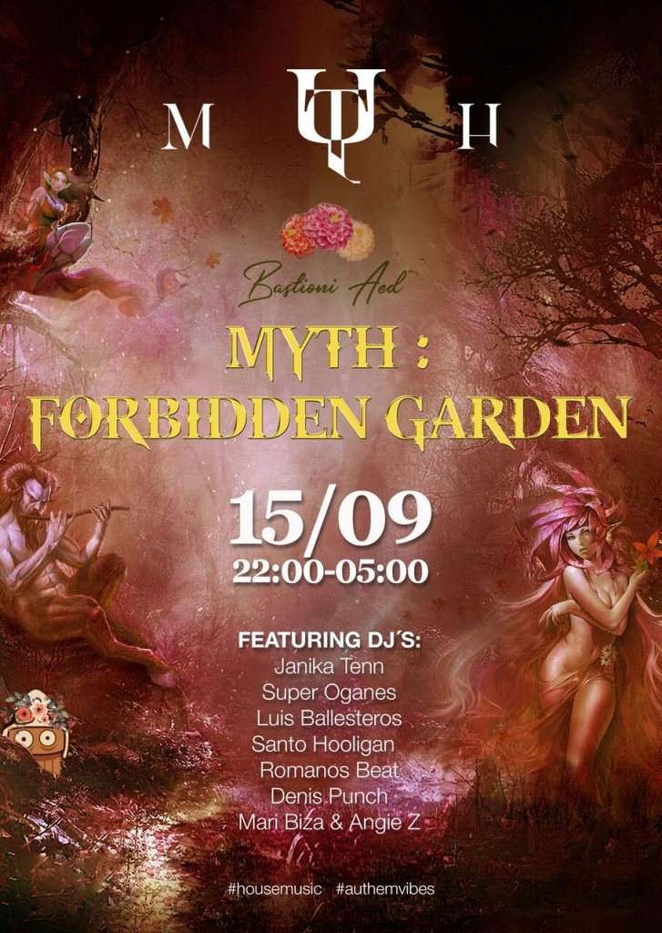 Myth: Forbidden Garden - フライヤー表
