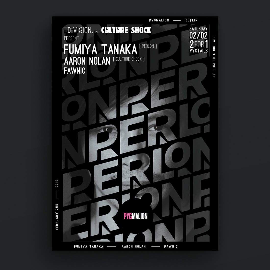 Division x Culture Shock: Fumiya Tanaka (Perlon) - Página frontal