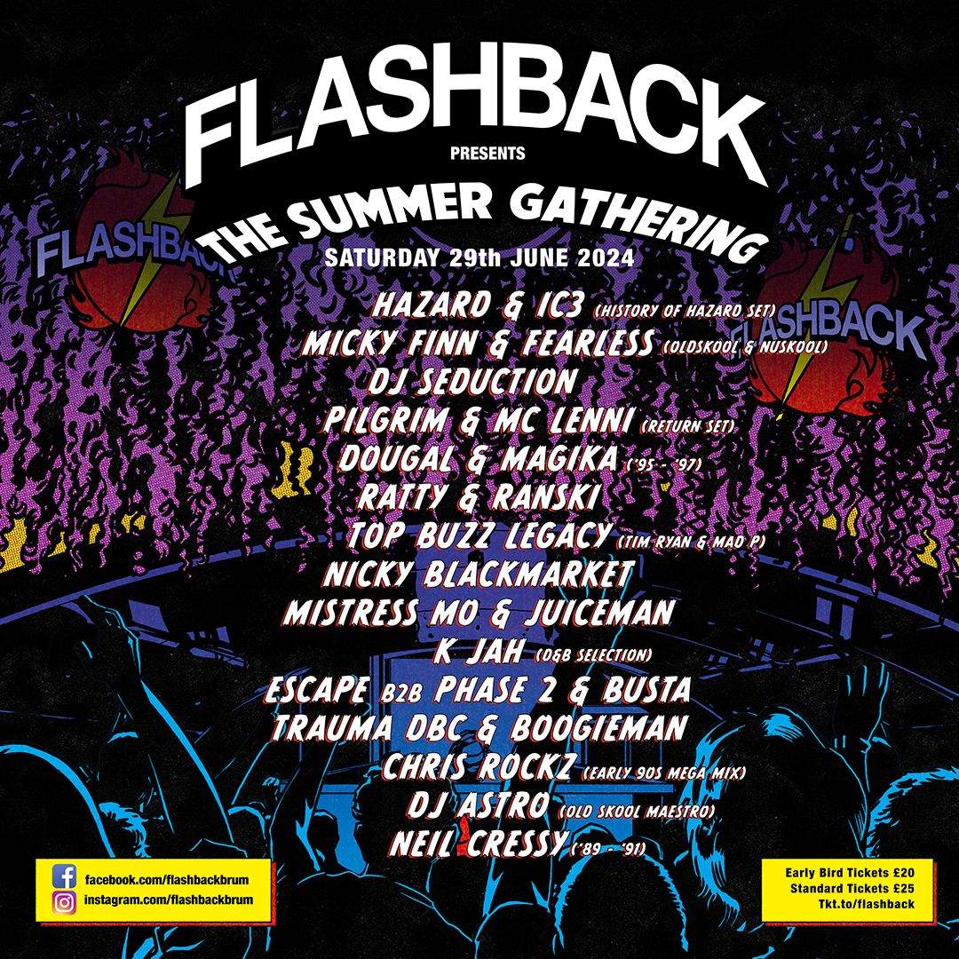 Flashback presents...The Summer Gathering - Página trasera