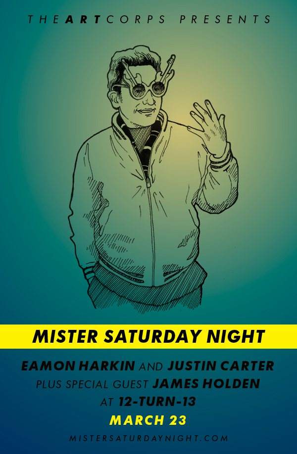 Mister Saturday Night with Eamon Harkin, Justin Carter & James Holden - Página trasera