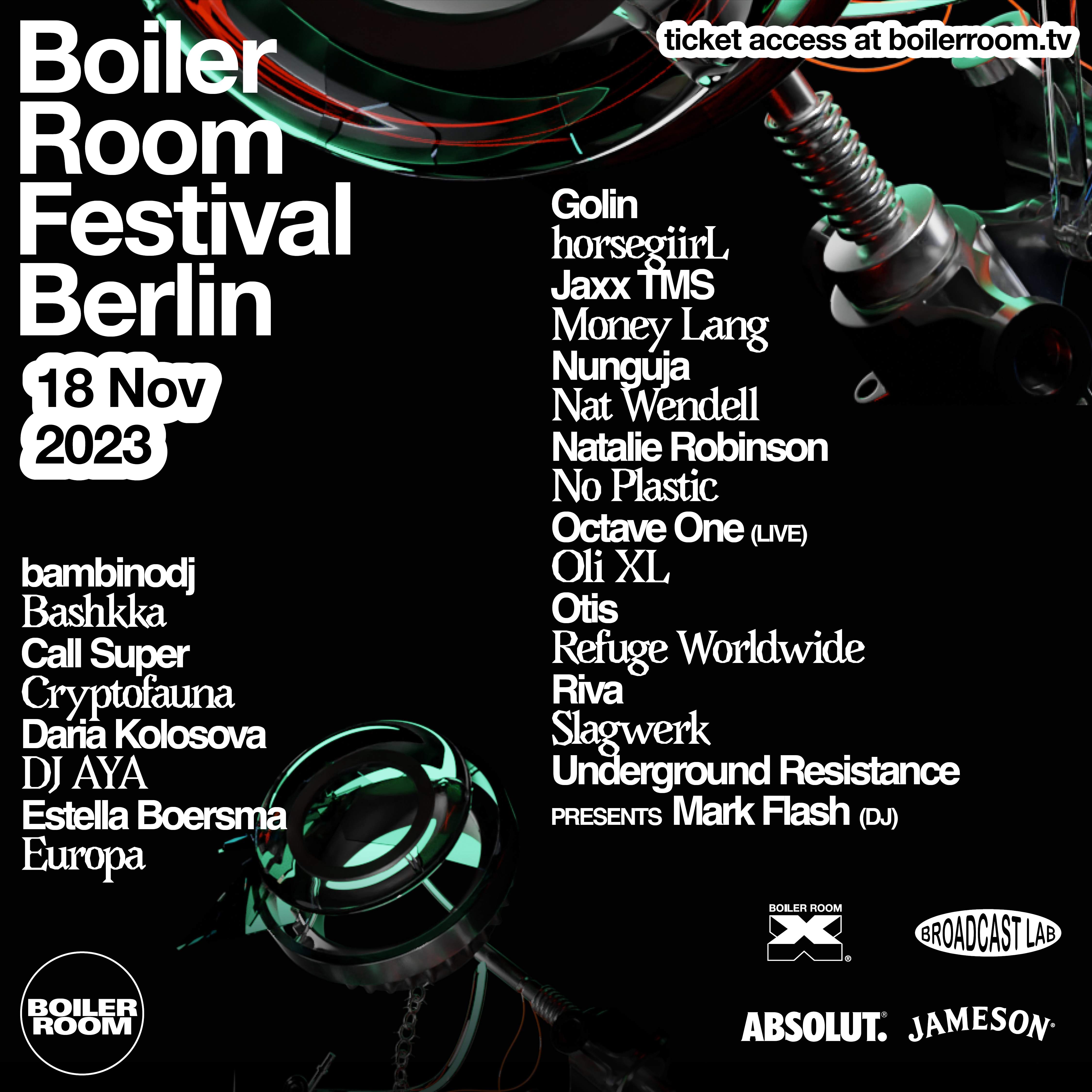 Boiler Room Festival Berlin - Saturday - Página frontal