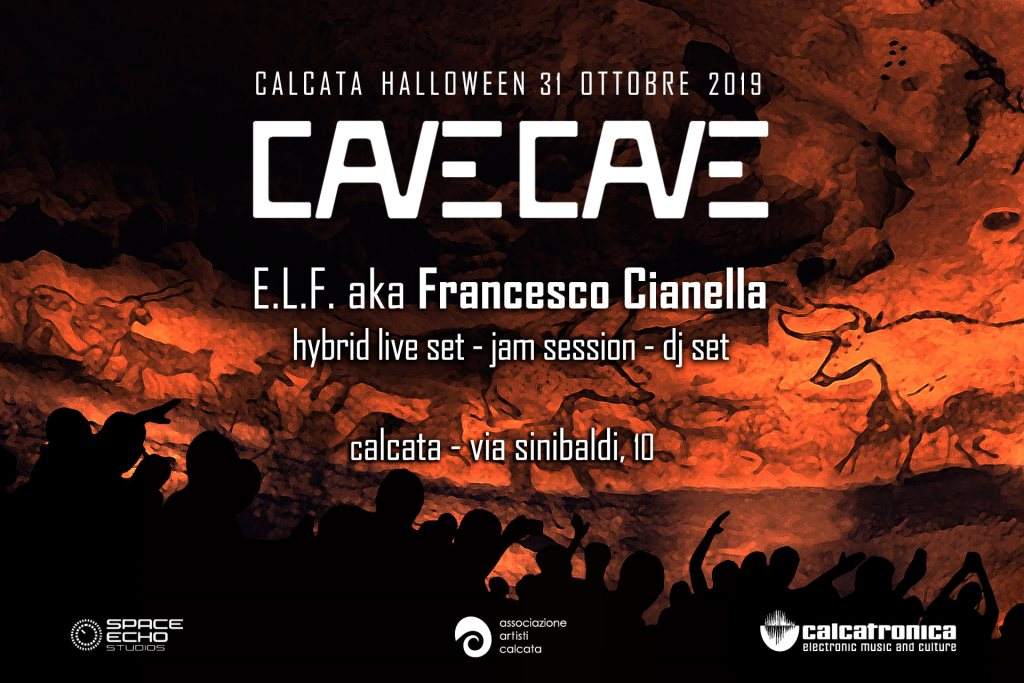 Cave Cave Halloween Calcata - フライヤー表