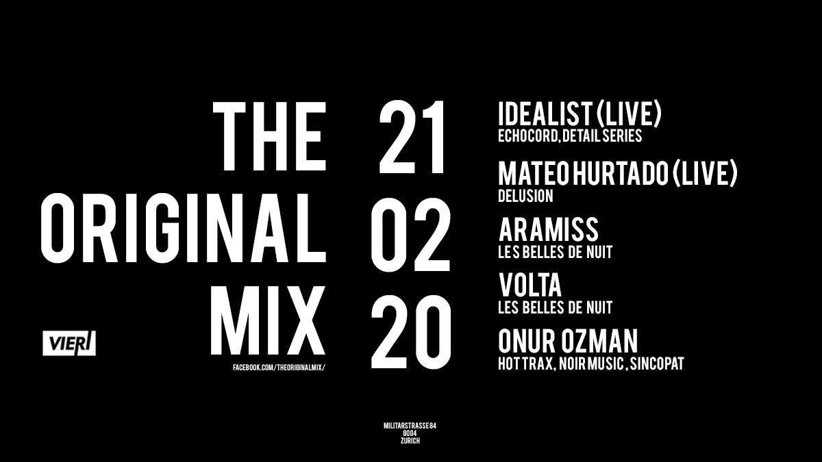 Onur Ozman Pres. The Original Mix - フライヤー表
