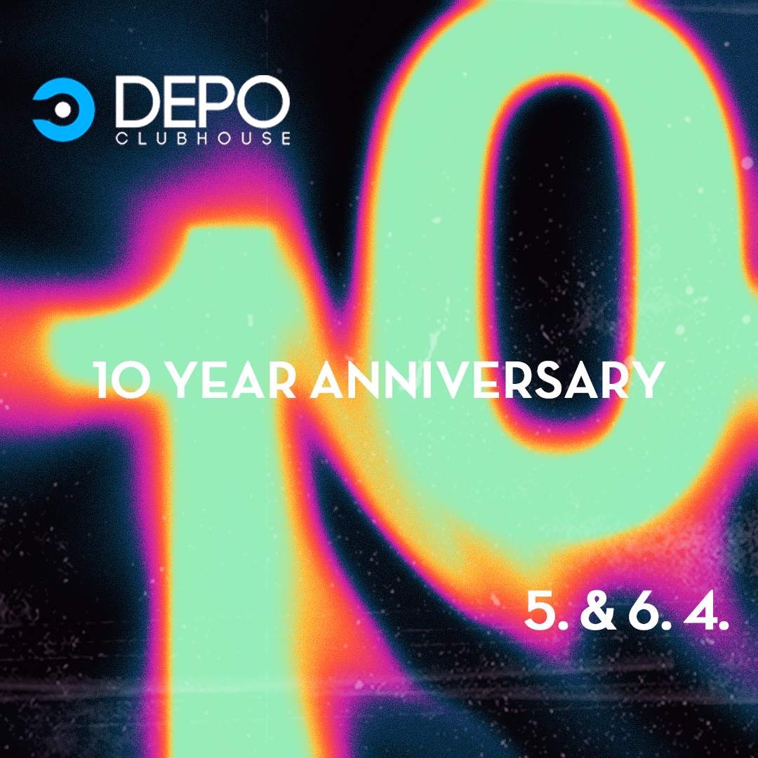 10 Years of DEPOklub / Mini Fest - フライヤー裏