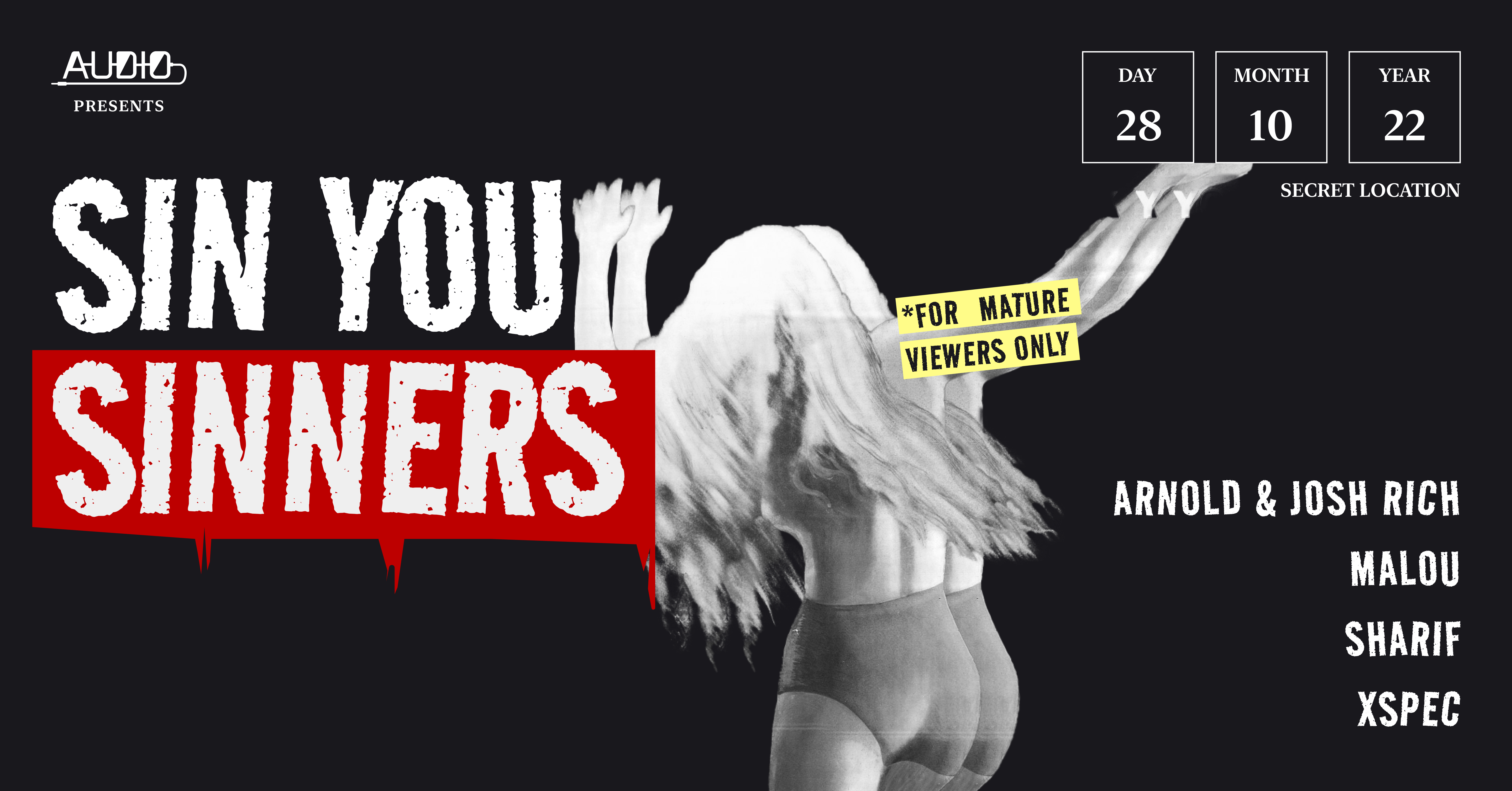 Audio Halloween: Sin You Sinners [SOLD OUT] - Página frontal