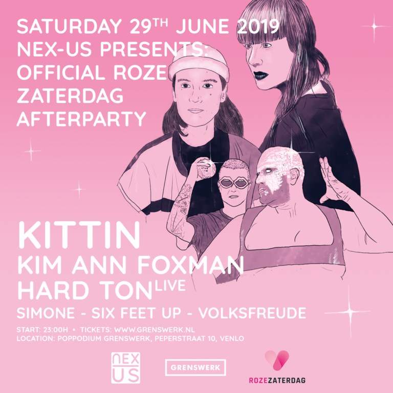 Kittin + Kim Ann Foxman + Hard Ton [NEX-US presents: Official Roze Zaterdag Afterparty] - Página frontal