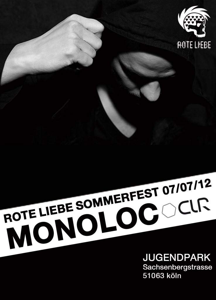 Rote Liebe Sommerfest mit Monoloc  - フライヤー表