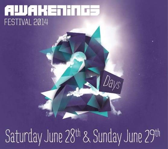 Awakenings Festival 2014 - Day 1 - フライヤー表