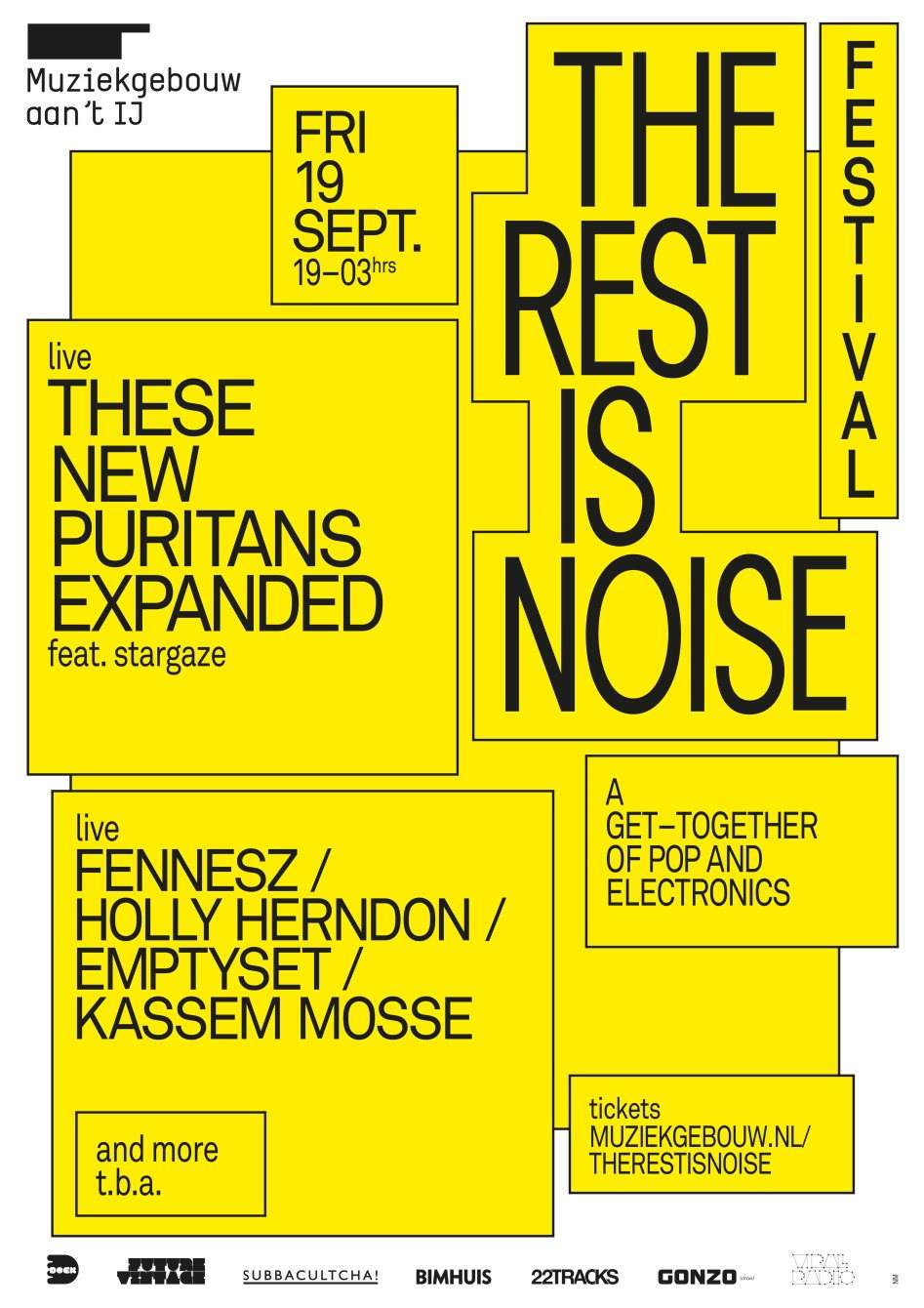 The Rest Is Noise Festival - フライヤー裏