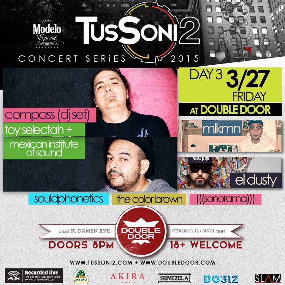 Tussoni2 Concert Series with DJs Compass & Soulphonetics - フライヤー表