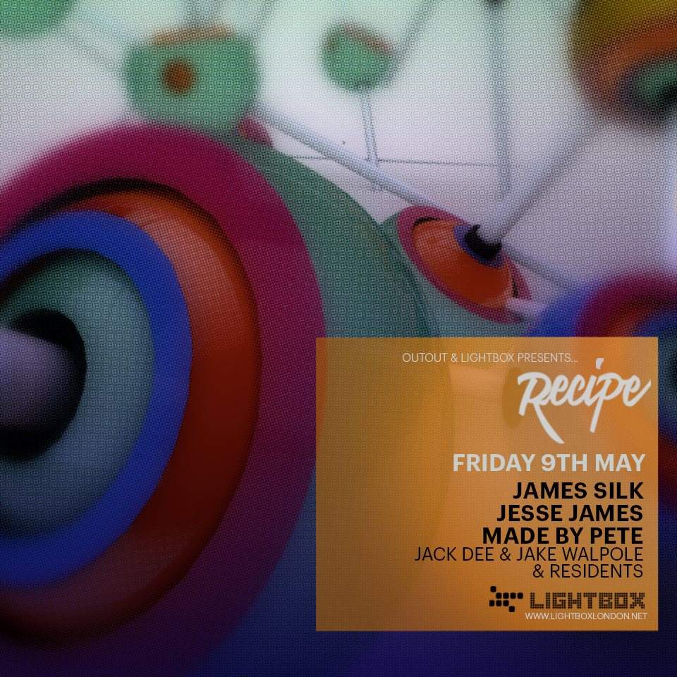 Recipe with James Silk, Jesse James - フライヤー表