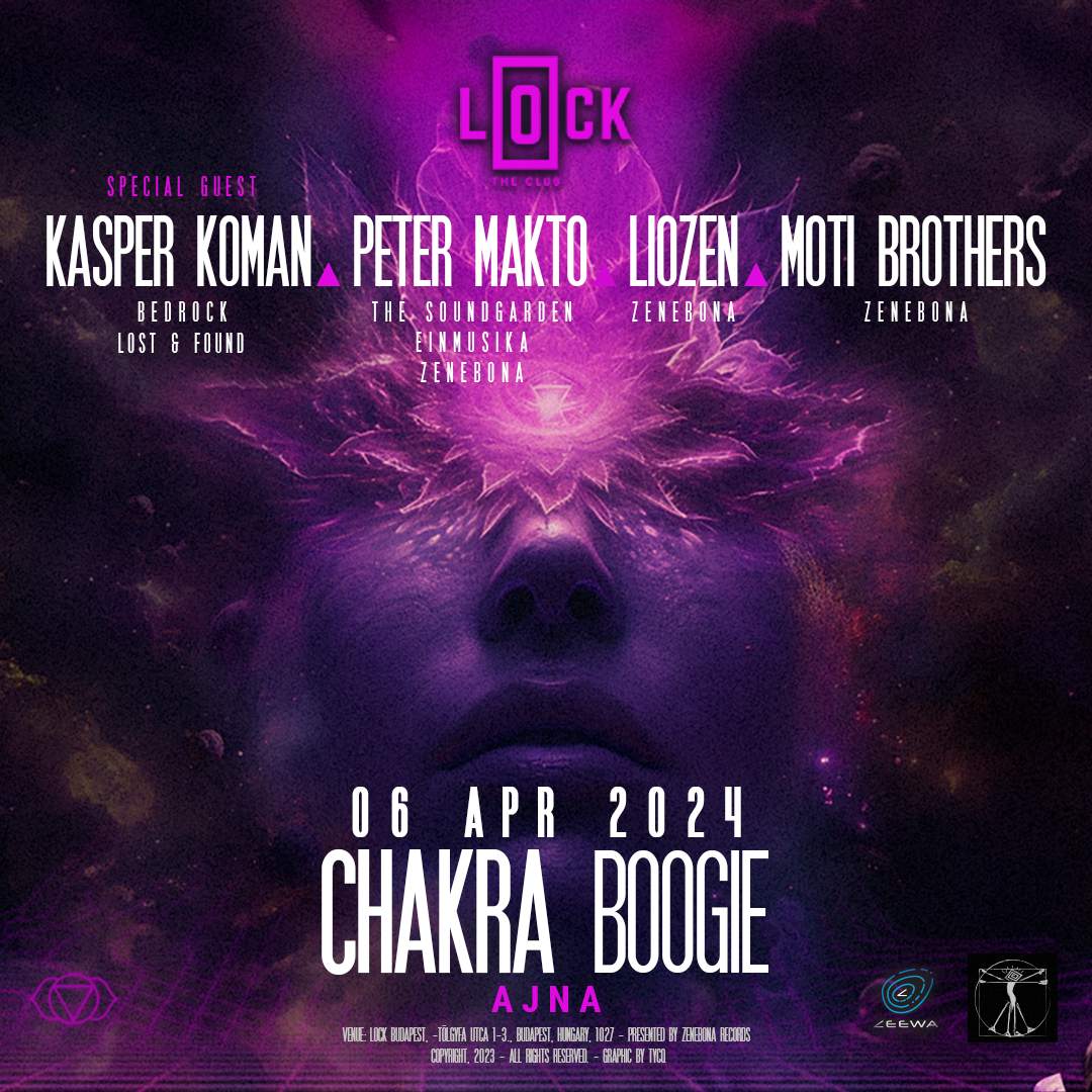 Chakra Boogie Vol.006 with Kasper Koman, Peter Makto - Página frontal