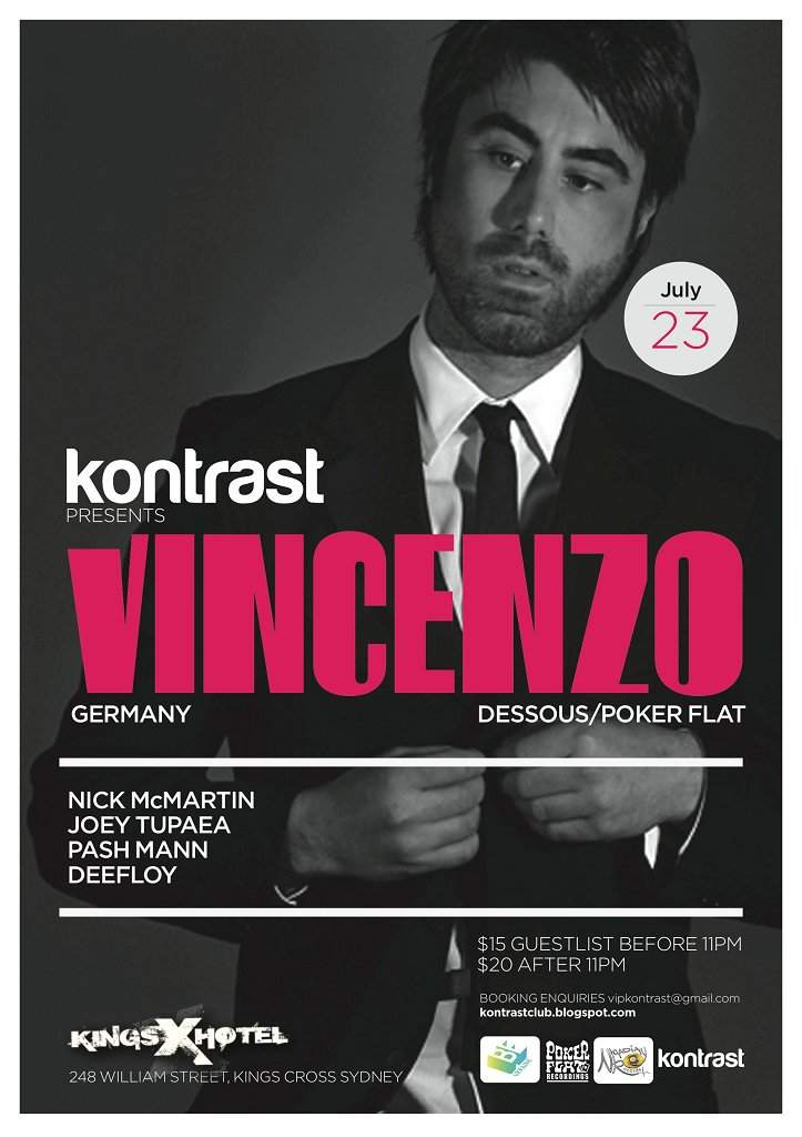 Kontrast presents Vincenzo - Página frontal