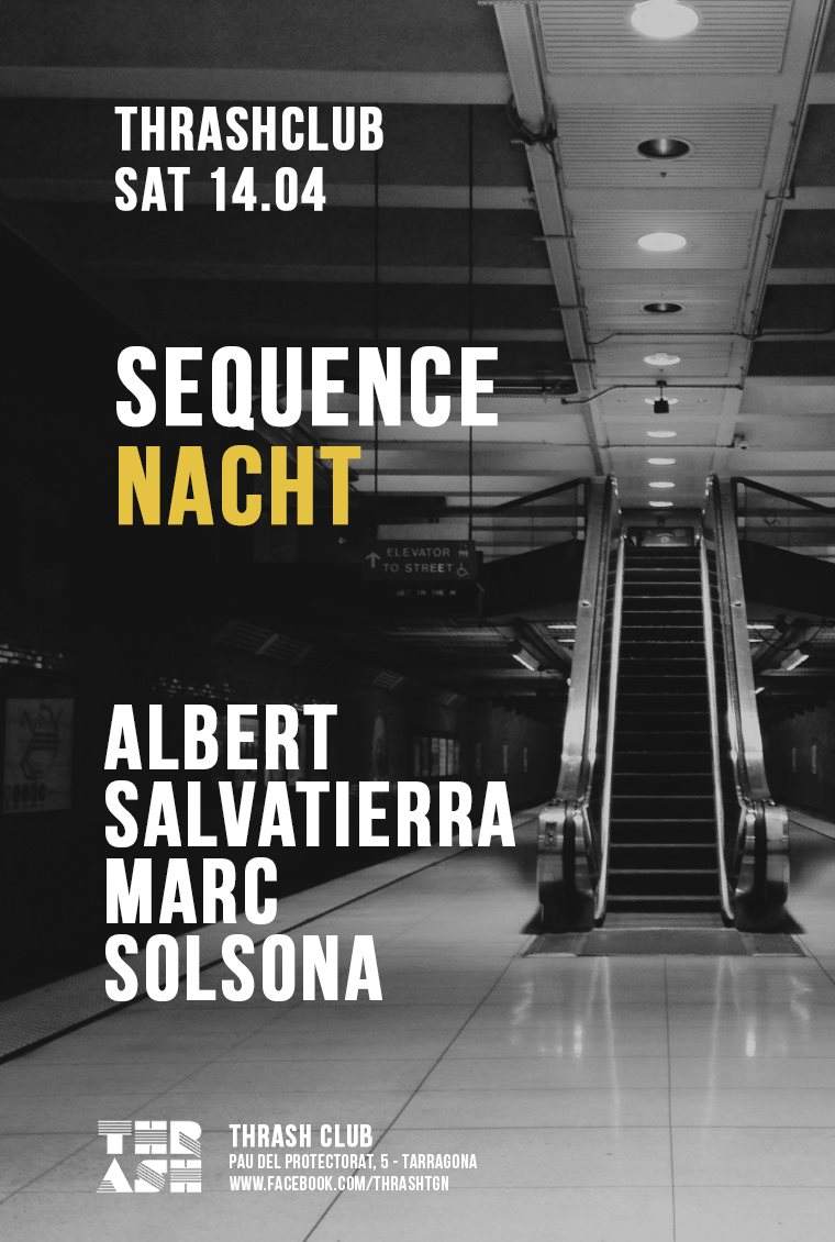 Sequence Nacht - フライヤー表