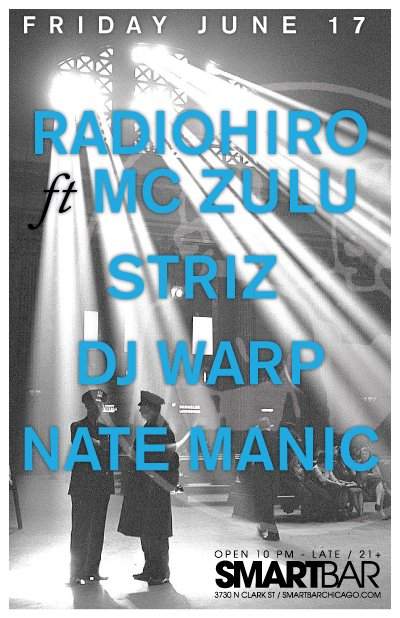 Radiohiro feat Mc Zulu, Dj Warp, Dj Striz, Nate Manic - Página frontal
