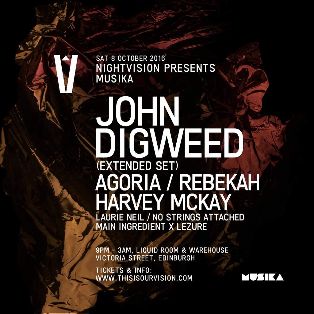 Nightvision presents Musika with John Digweed, Agoria, Rebekah & Harvey Mckay - Página frontal