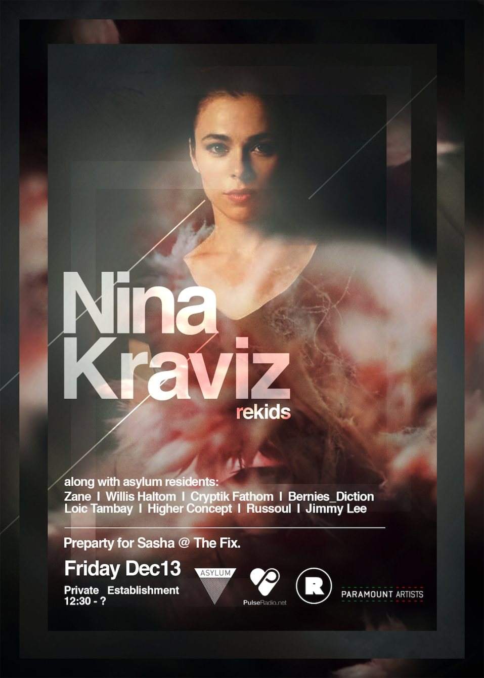 Nina Kraviz - フライヤー表