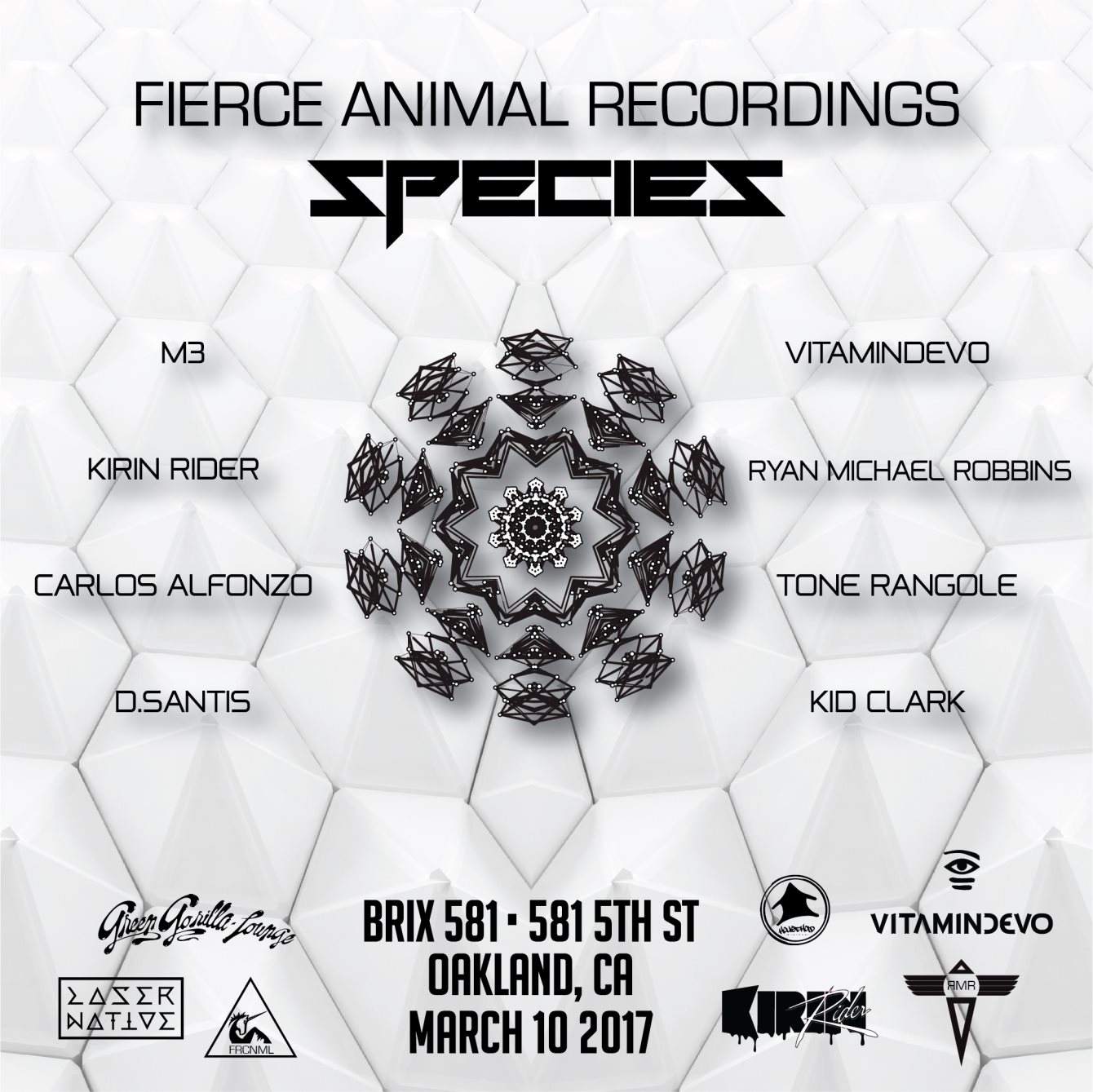Fierce Animal Recordings - Species - Página frontal