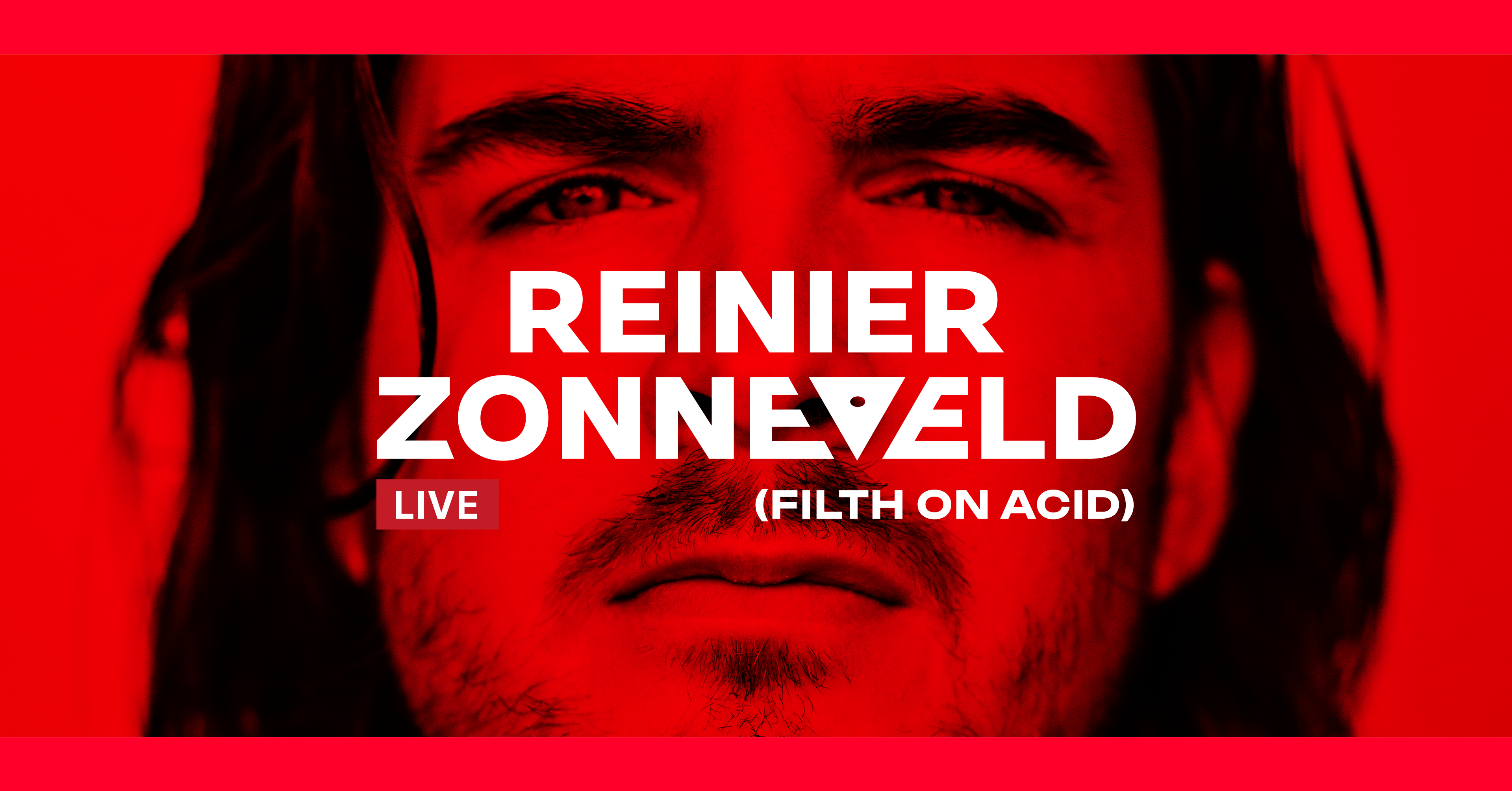 Reinier Zonneveld LIVE Hamburg - (FILTH ON ACID) - フライヤー表