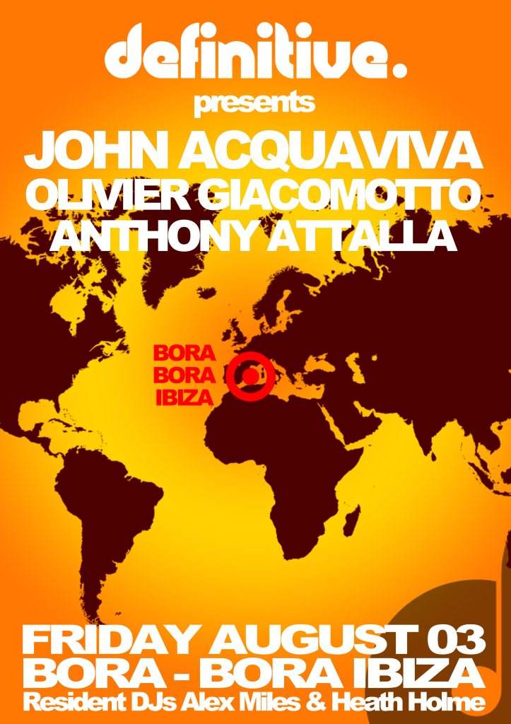John Acquaviva presents Definitive - Página frontal