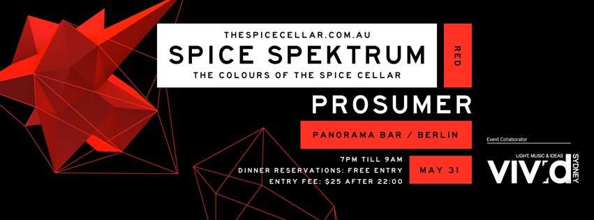 Vivid Music & Spice Spektrum presents Prosumer - Página frontal
