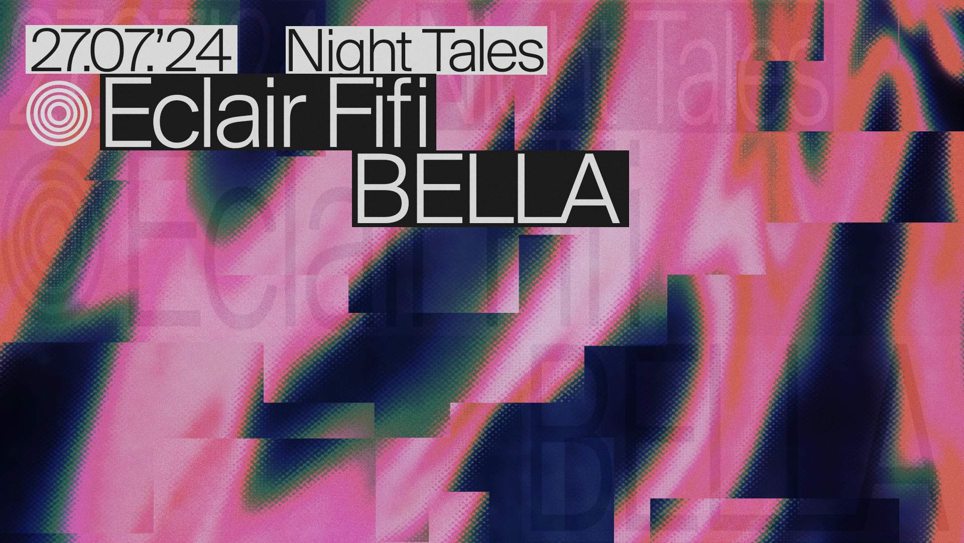 Night Tales: Eclair Fifi & BELLA - フライヤー表
