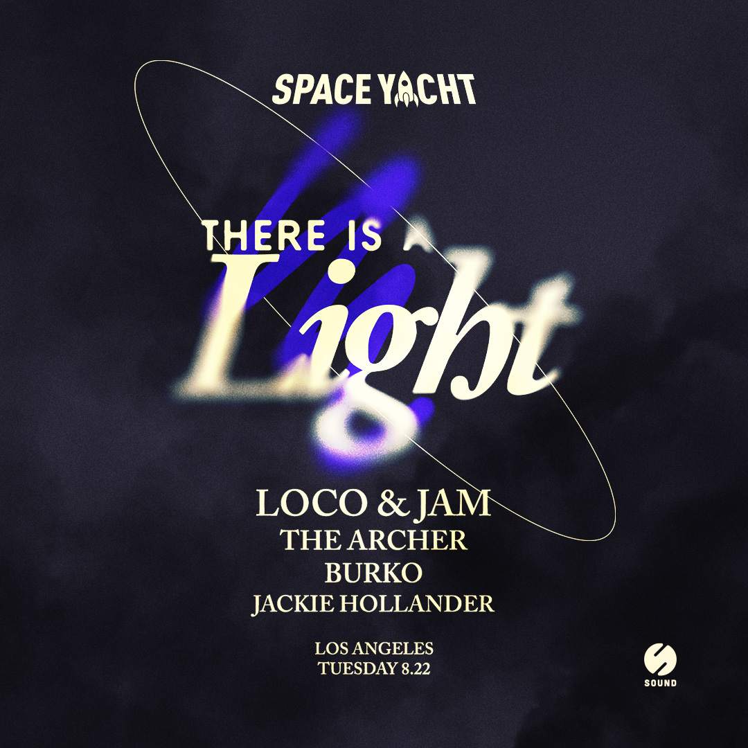 Space Yacht x There Is A Light - フライヤー表