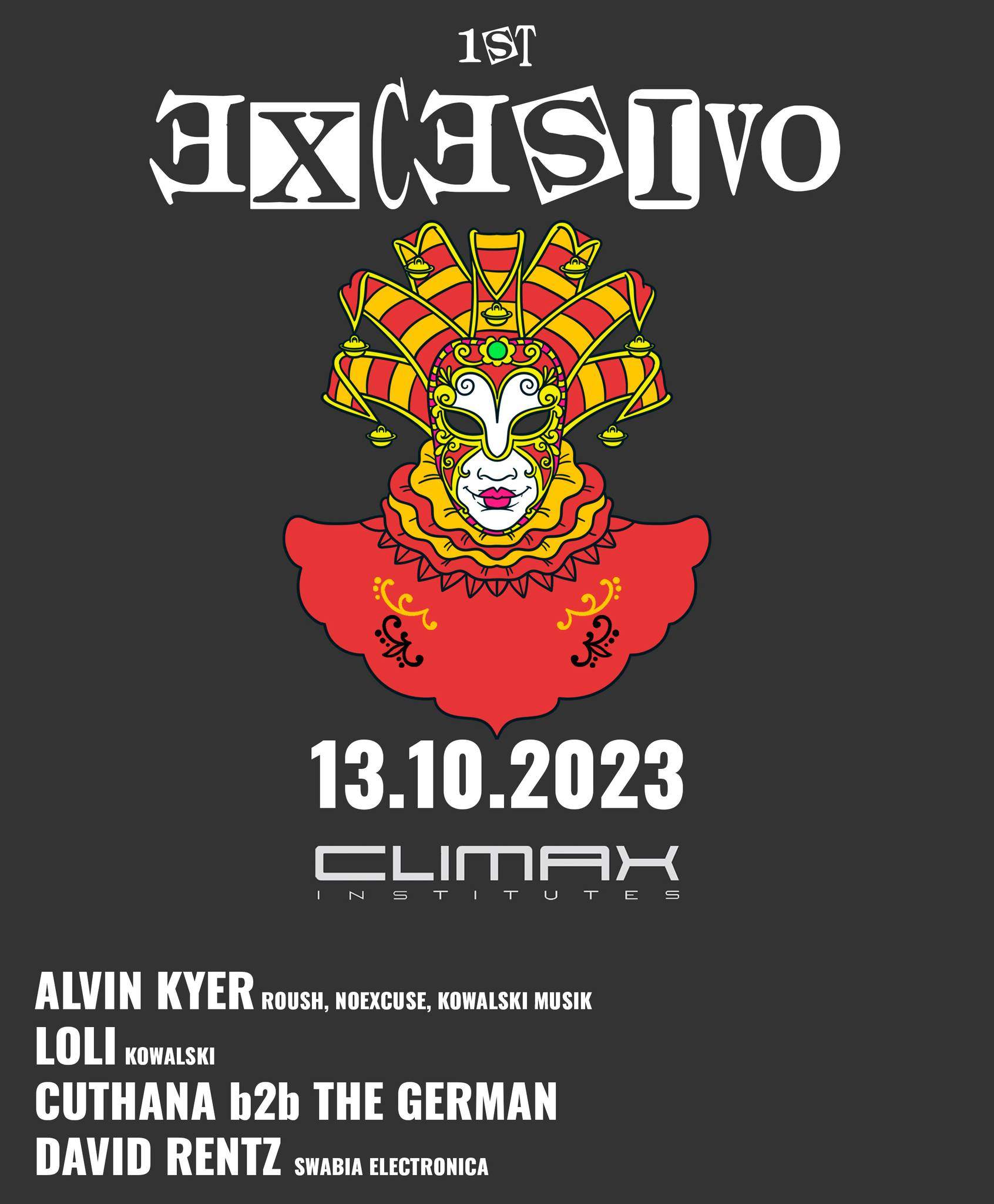 EXCESIVO W/ ALVIN KYER, CUTHANA B2B THE GERMAN, LOLI & DAVID RENTZ at ...